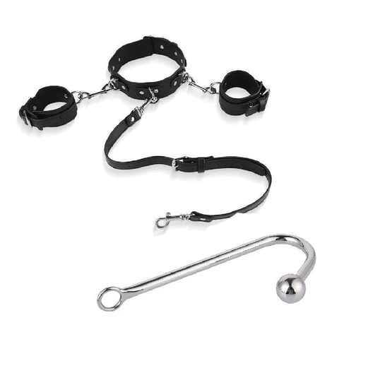 Hook 5334 Beaded with and Anal Elegant Collar Cuffs 0325